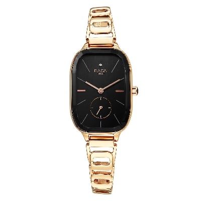 Picture of Titan Raga Chic Quartz Analog Black Dial Rose Gold Metal Strap Watch for Women