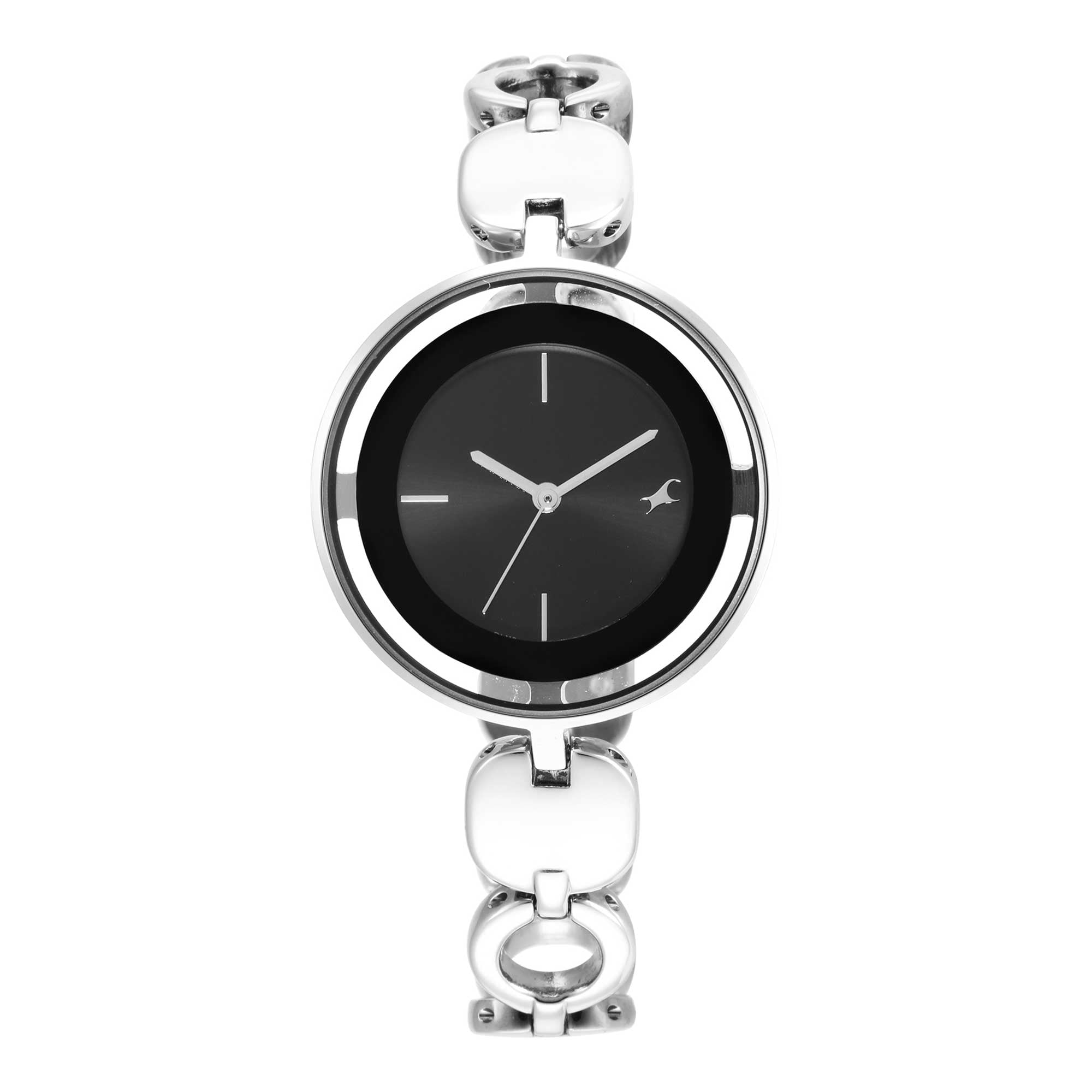 Picture of Glitch Silver Dial Silver Brass Strap Watch
