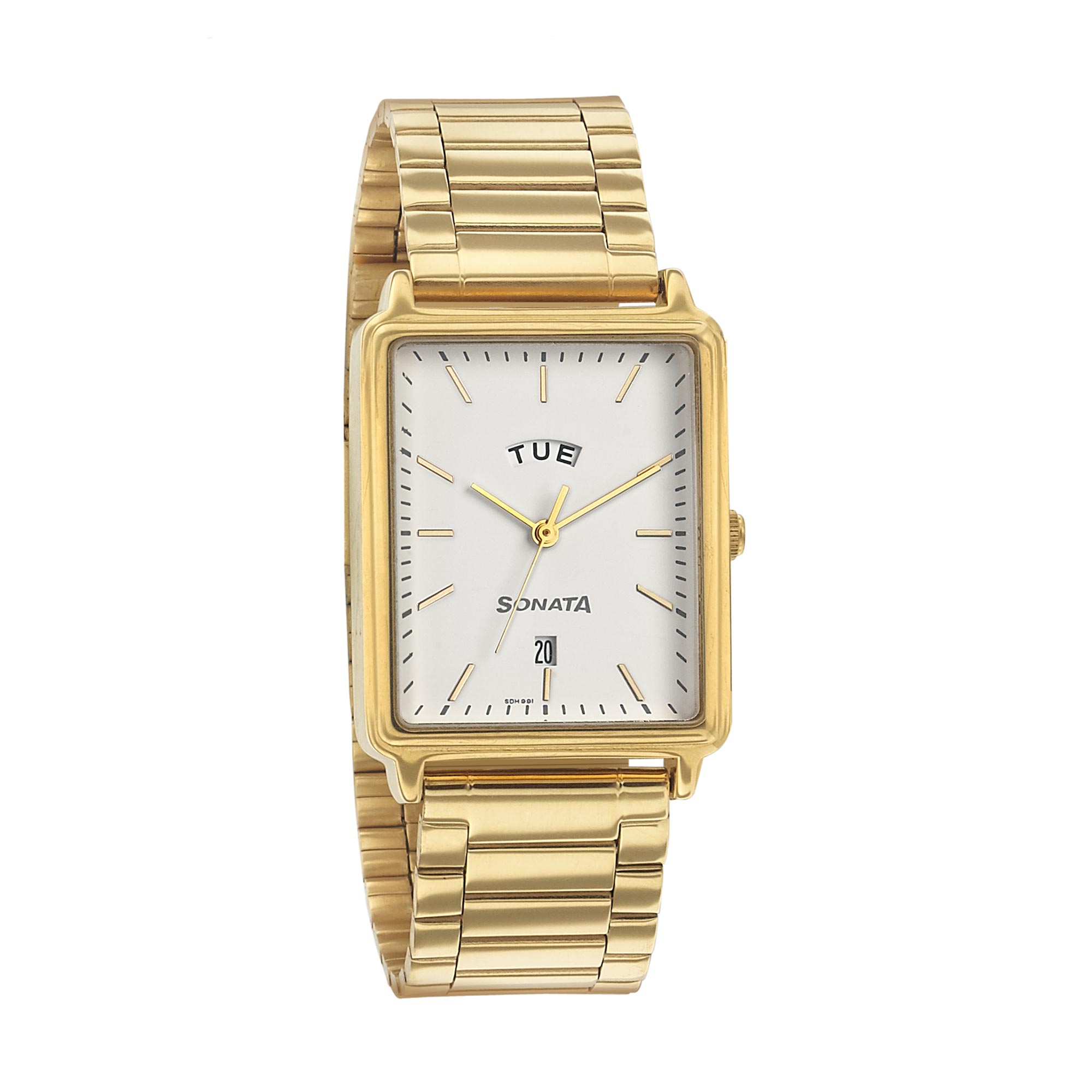 Picture of Sonata Essentials White Dial Analog with Day and Date Watch for Men