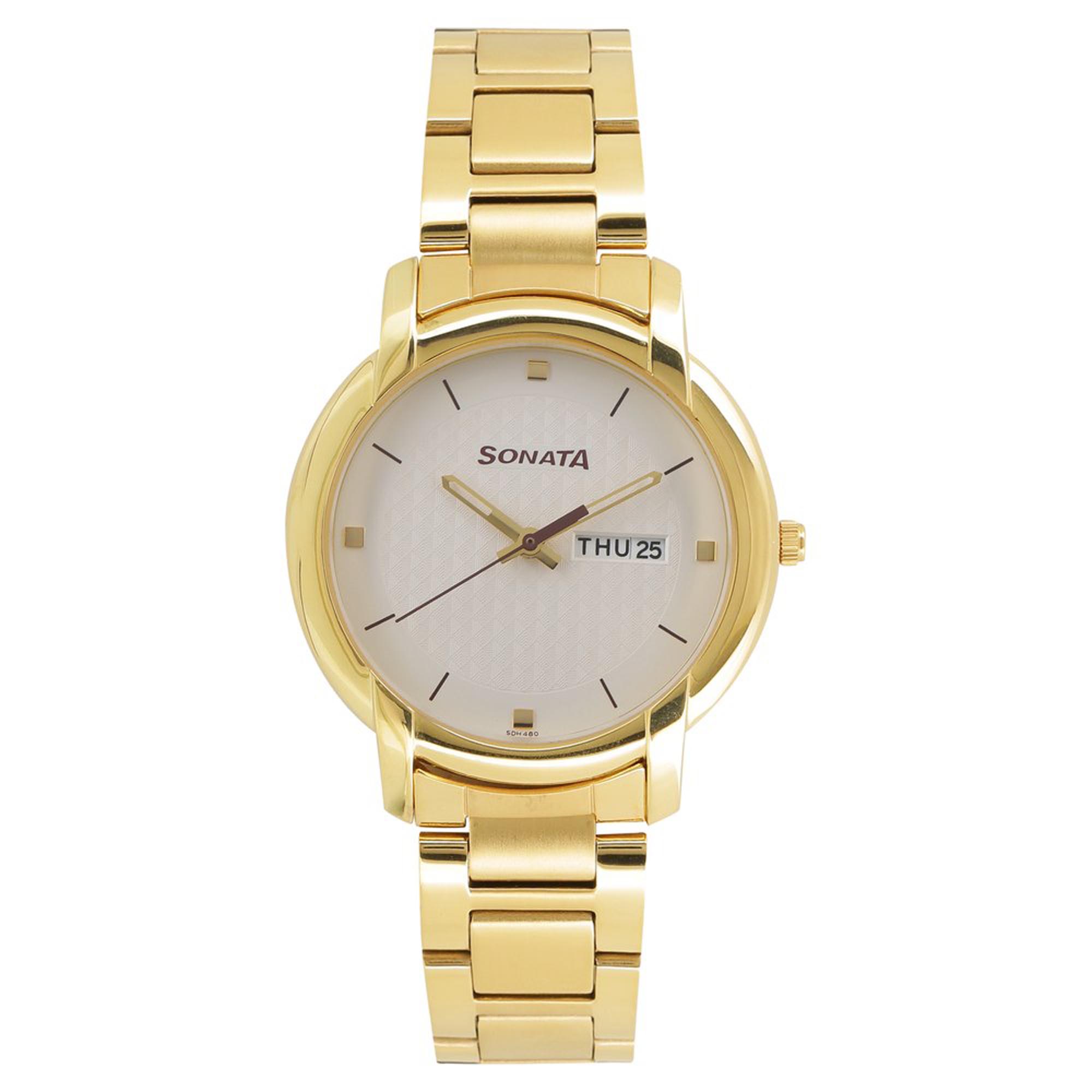 Picture of Sonata Utsav - White Dial Analog Watch For Men