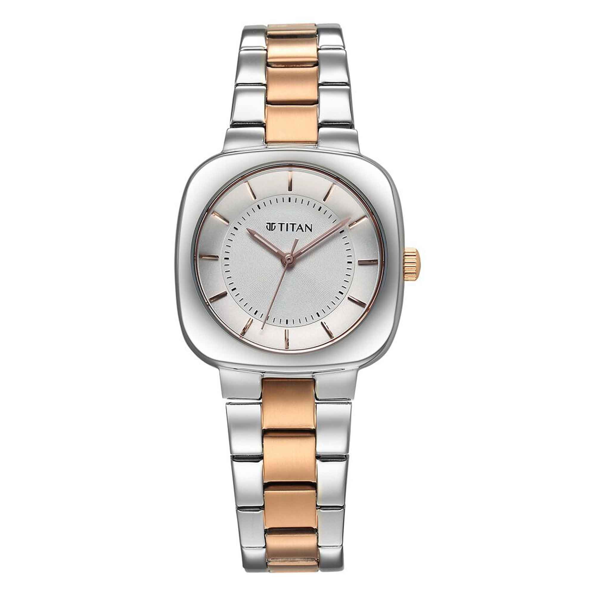 Picture of Titan Horizon Quartz Analog Silver Dial Stainless Steel Strap Watch For Women