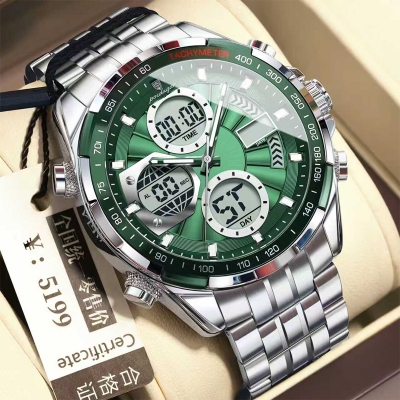 Picture of Poedagor E108 Watch For Men-Silver Green