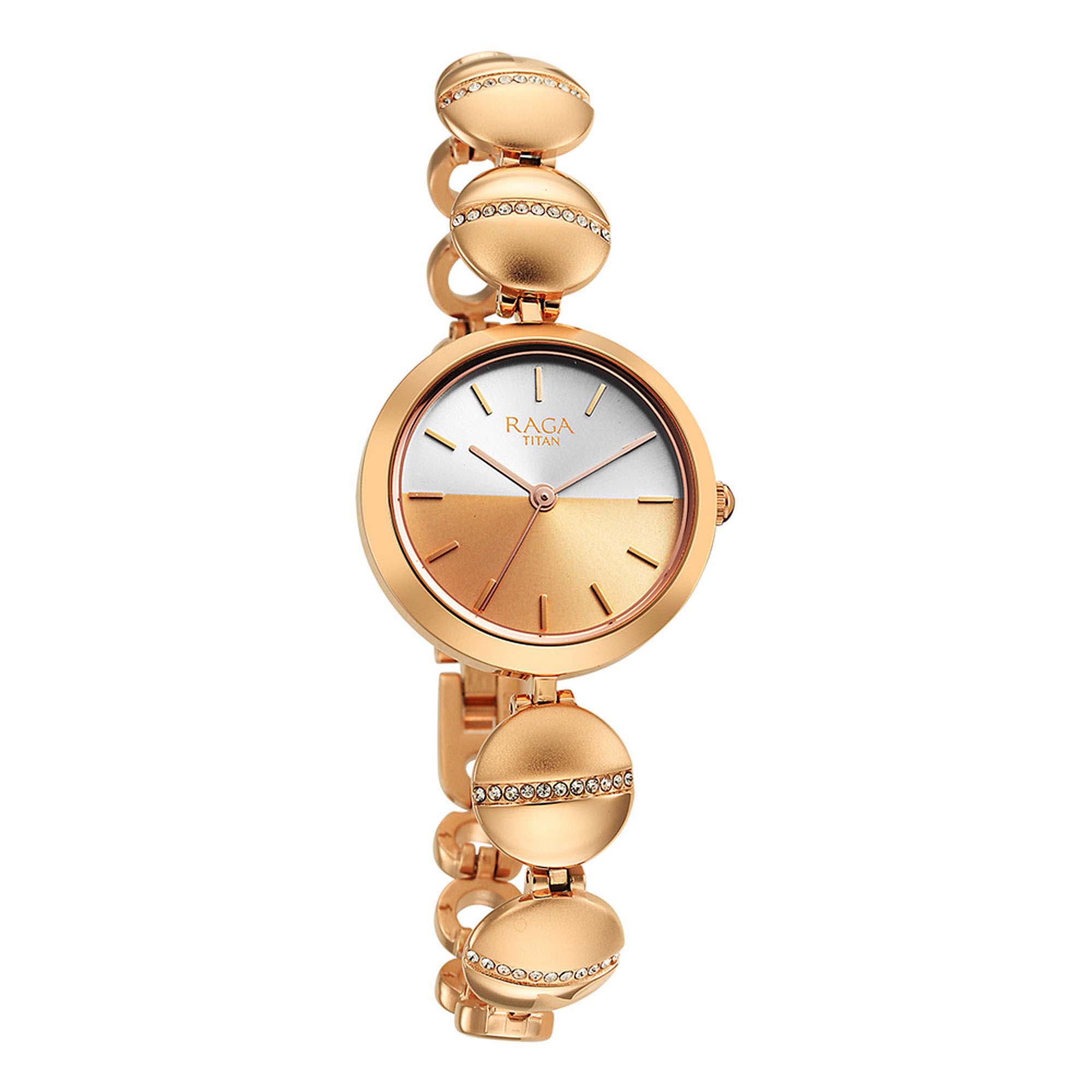 Picture of Raga Delight Silver Dial Metals Strap Watch