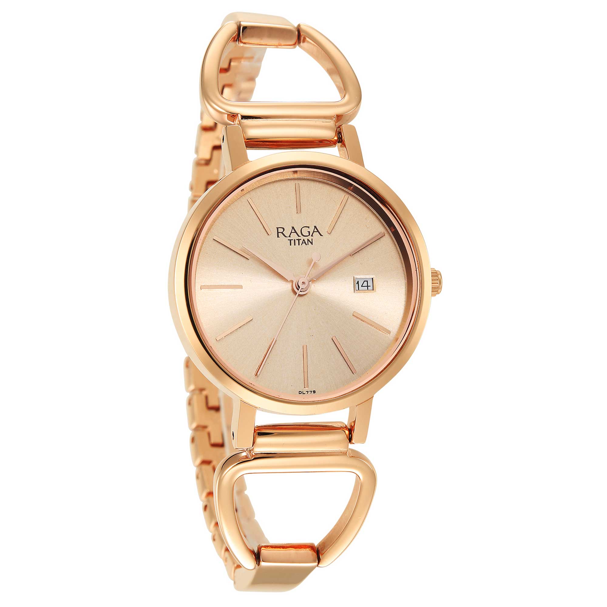 Picture of Titan Silver Dial Quartz Analog with Date Watch for Women