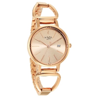 Picture of Titan Silver Dial Quartz Analog with Date Watch for Women