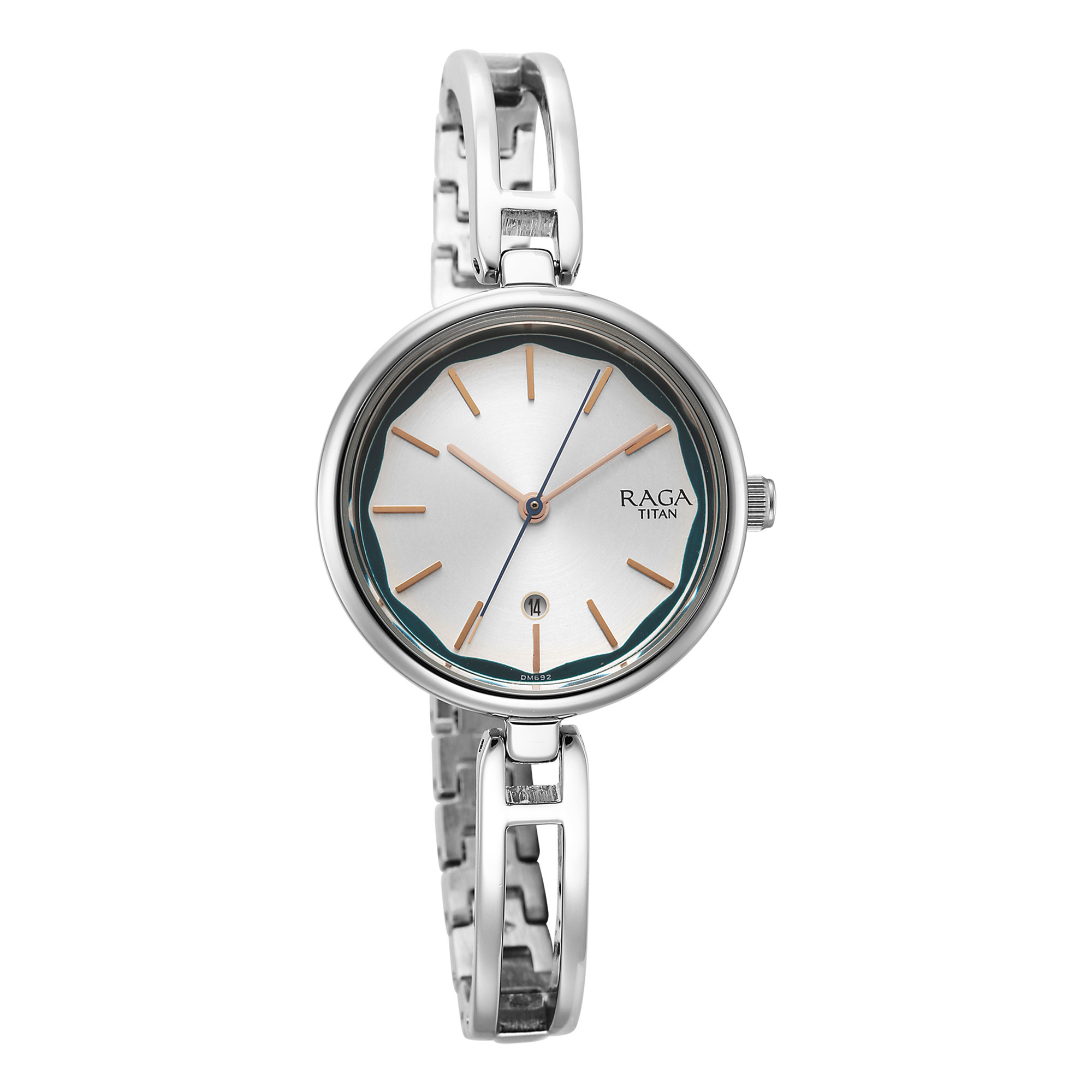 Picture of Titan Raga Viva Silver Dial Metal Strap Watch for Women