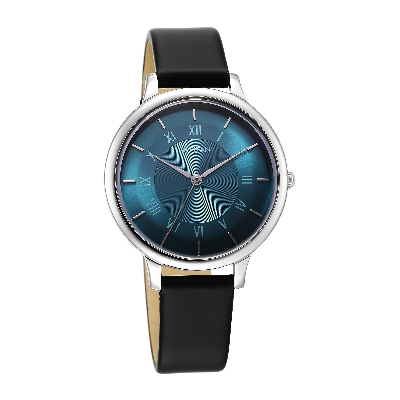 Picture of Titan Workwear Quartz Analog Blue Dial Brown Leather Strap Watch For Women