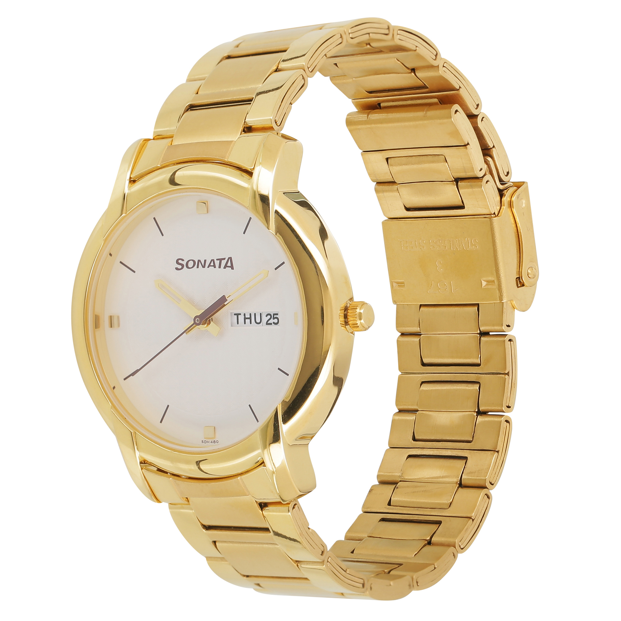 Picture of Sonata Utsav - White Dial Analog Watch For Men