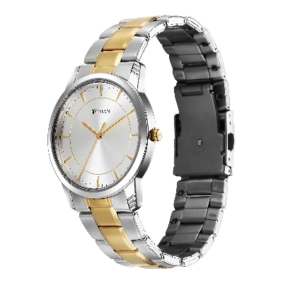 Picture of Titan Quartz 1774BM02 Silver Dial Stainless Steel Strap Quartz Analog Men 