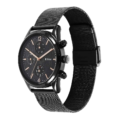 Picture of Titan Neo Black & Gold Quartz Analog with Day and Date Black Dial Stainless Steel Strap Watch for Men