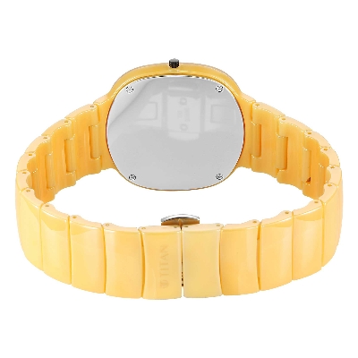Picture of Titan EDGE Squircle Camo 1841QC08 Ceramic Strap Watch 