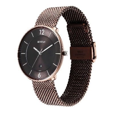 Picture of Titan Neo Splash Quartz Analog with Date Brown Dial Stainless Steel Strap Watch for Men