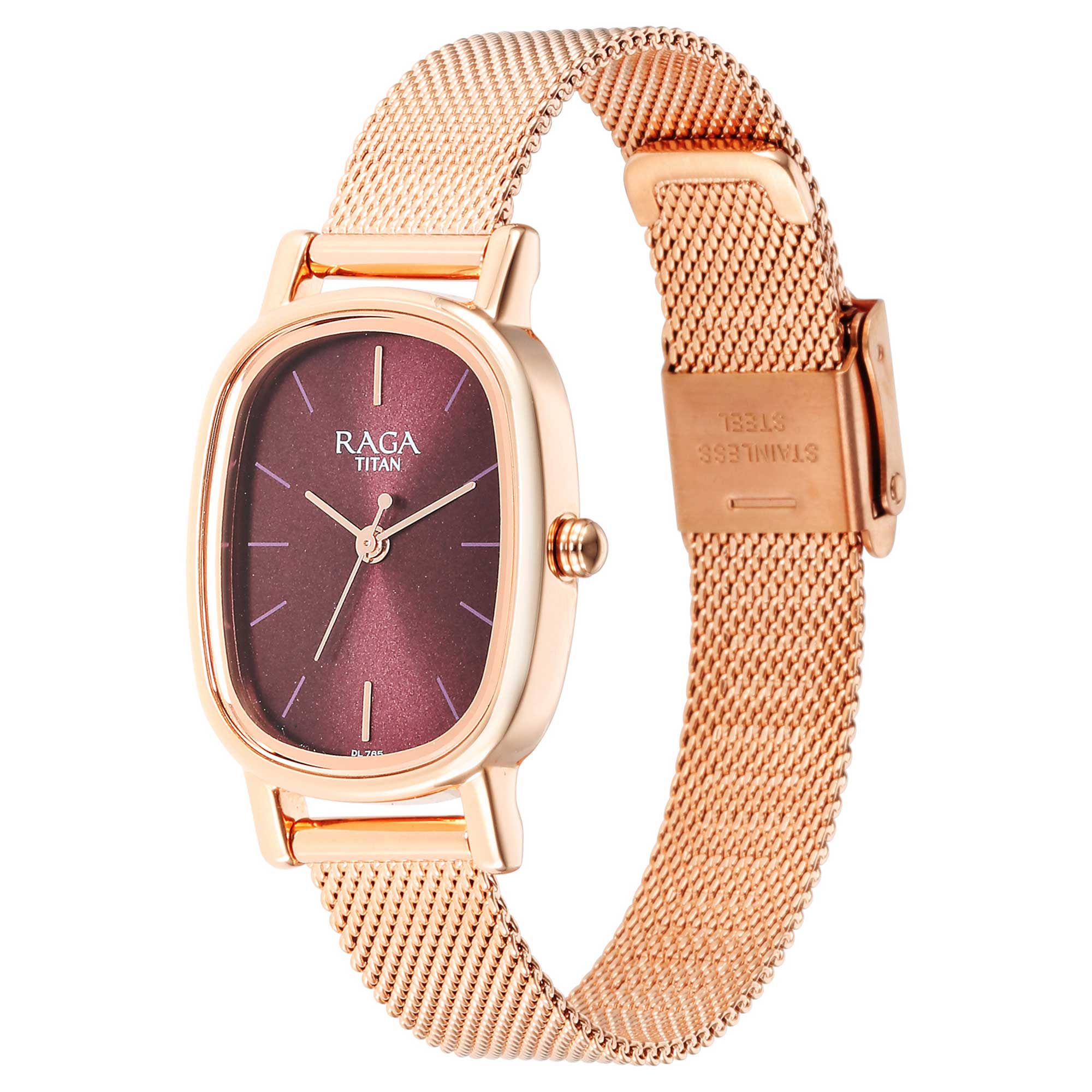 Picture of Raga Viva Brown Dial Stainless Steel Strap Watch