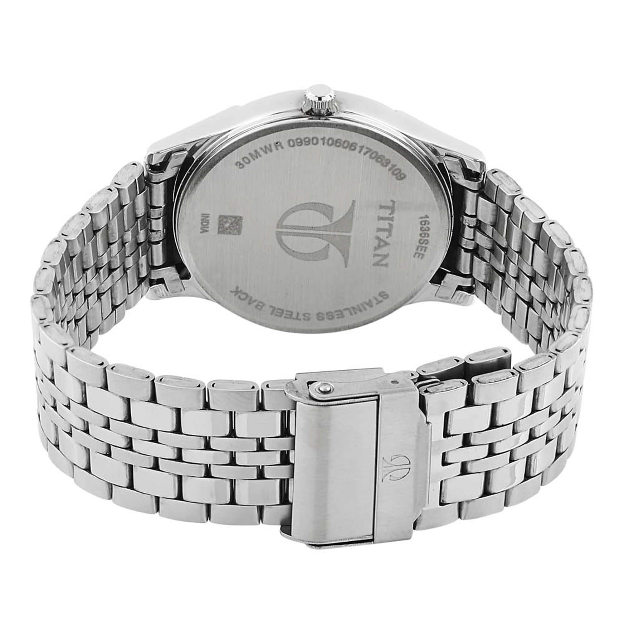 Picture of Black Dial Metal Strap Watch