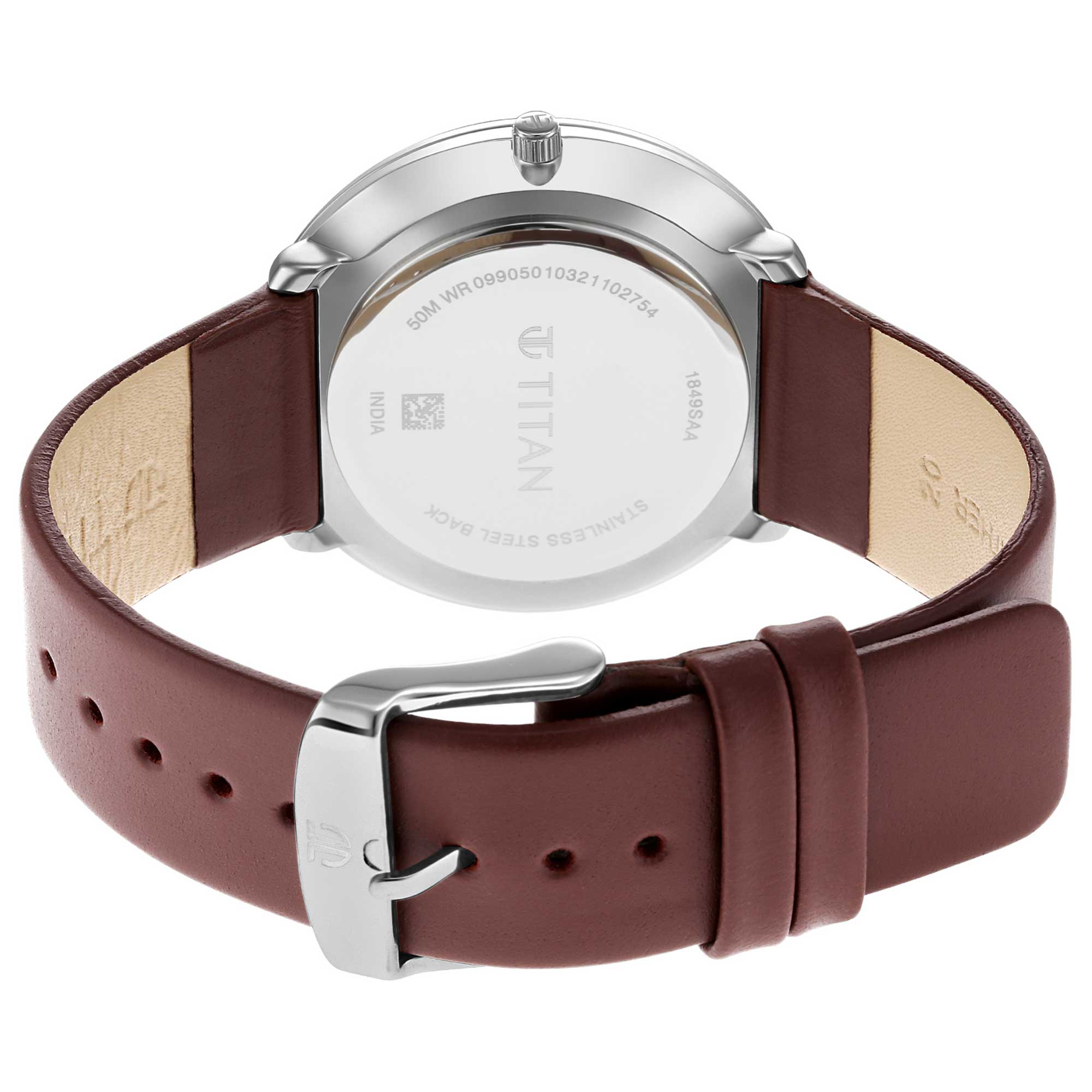 Picture of Workwear Watch with Blue Dial & Leather Strap