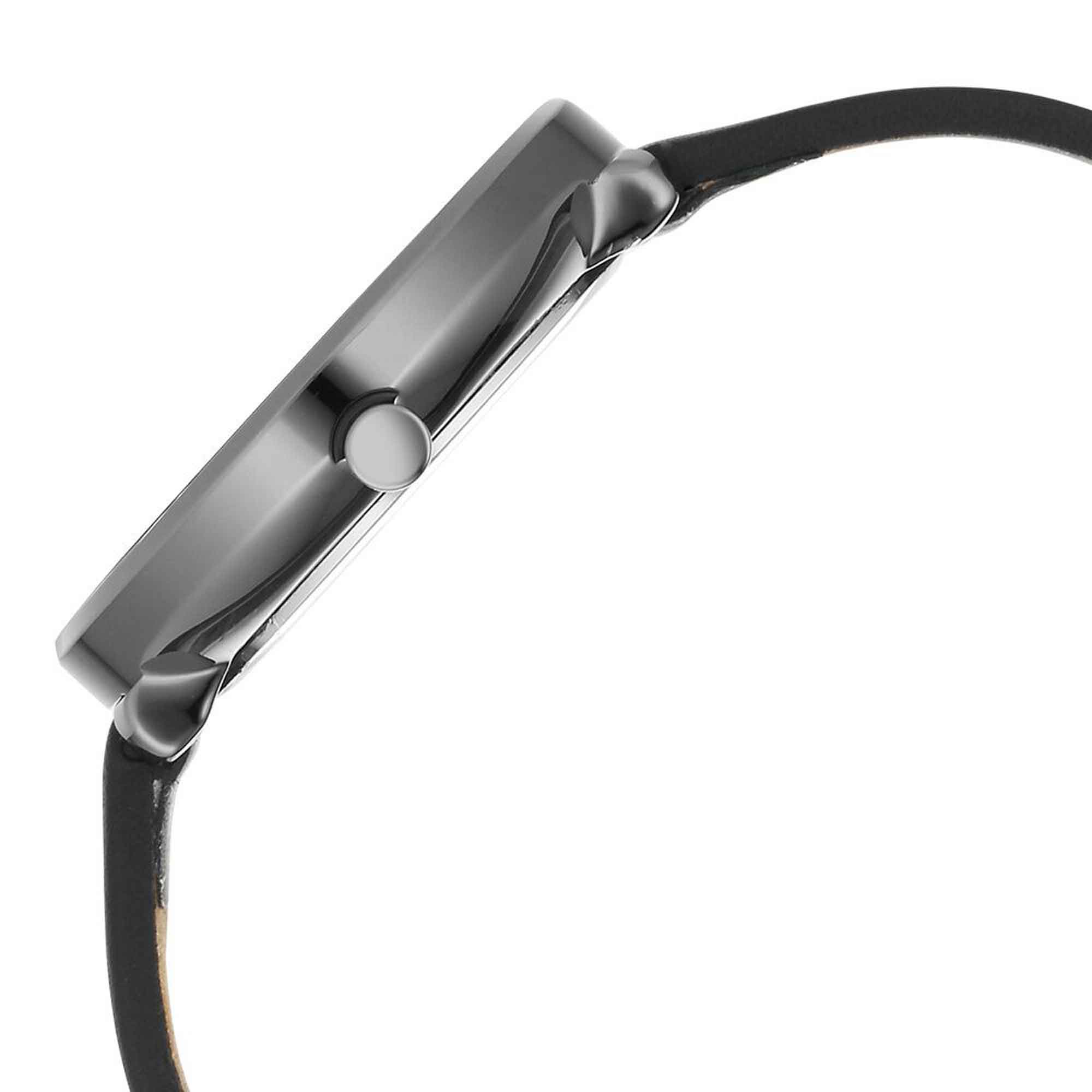 Picture of Titan Neo Quartz Analog with Day and Date Black Dial Leather Strap Watch For Women