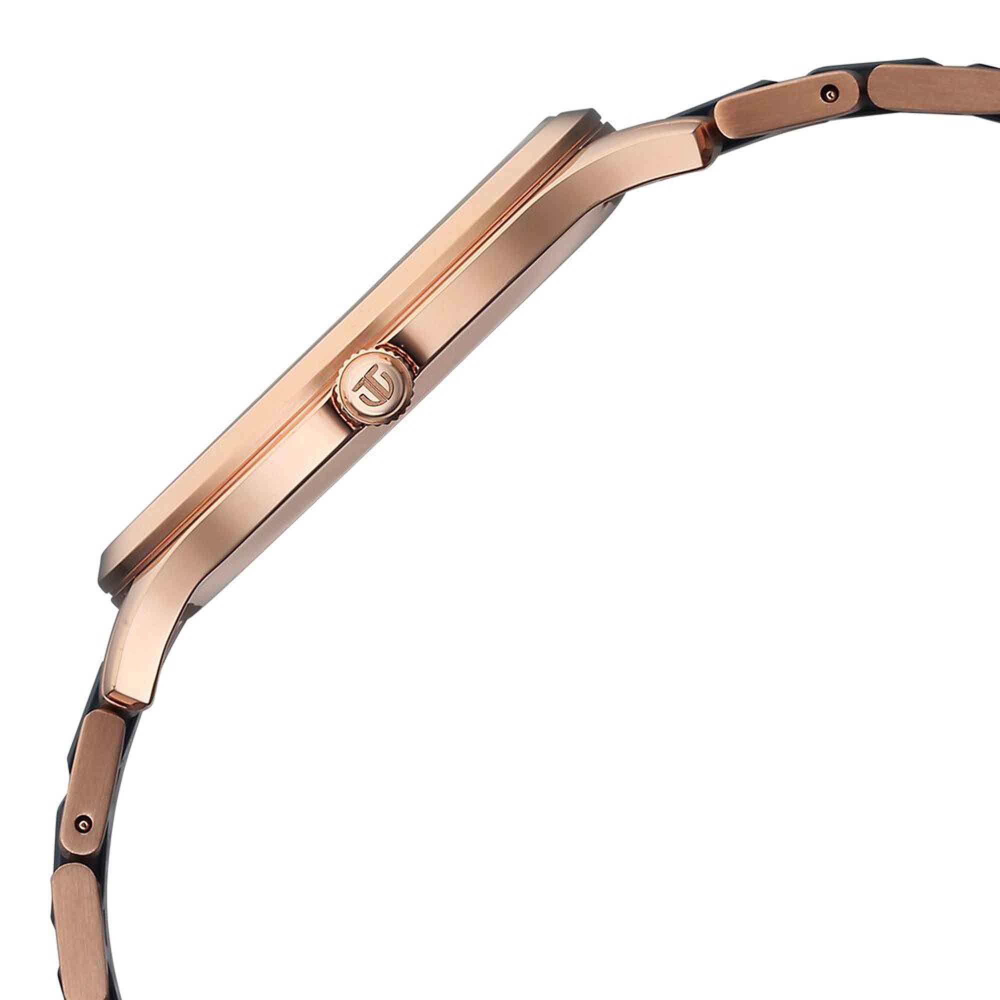 Picture of Titan Slim Ceramic Fusion Quartz Analog with Date Blue Dial Stainless Steel Strap Watch For Men