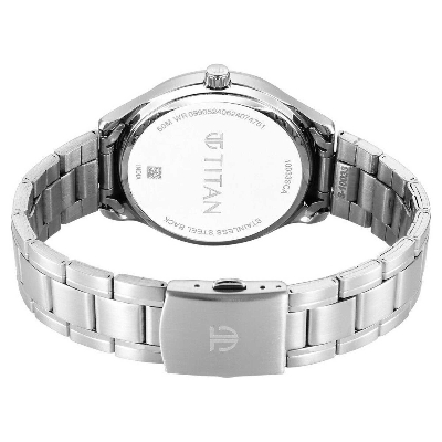 Picture of Titan Palette Of Time Quartz Analog with Date Green Dial Stainless Steel Strap Watch For Men