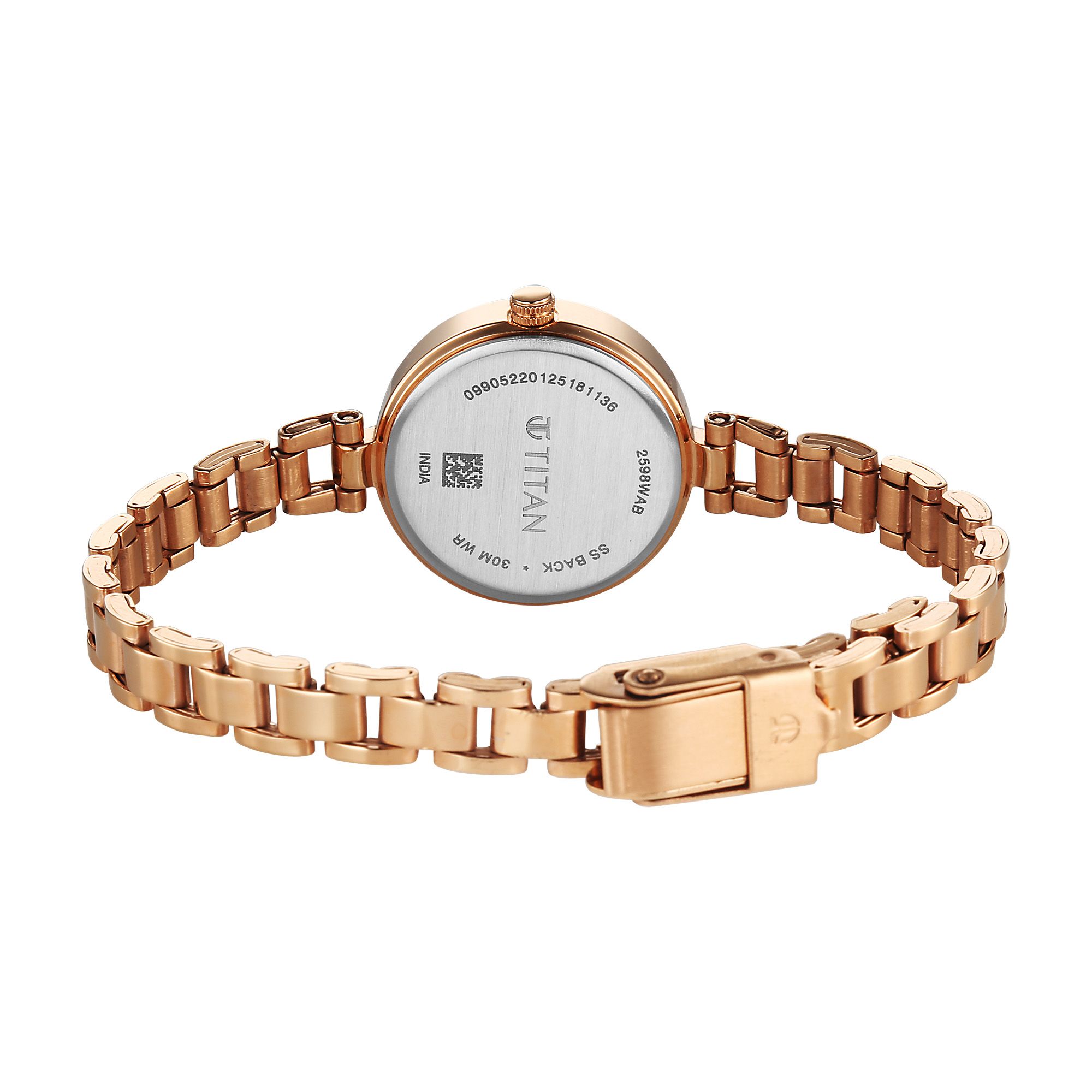 Picture of Titan Karishma Gold Dial Stainless Steel Strap Analog Watch for Women