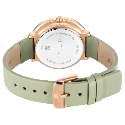 Picture of Neo Green Dial Leather Strap Watch for Women