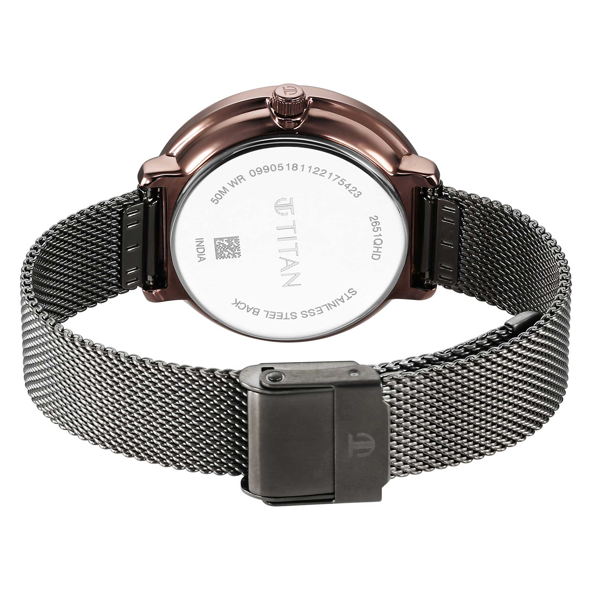 Picture of Noir Anthracite Dial Metal Strap Watch