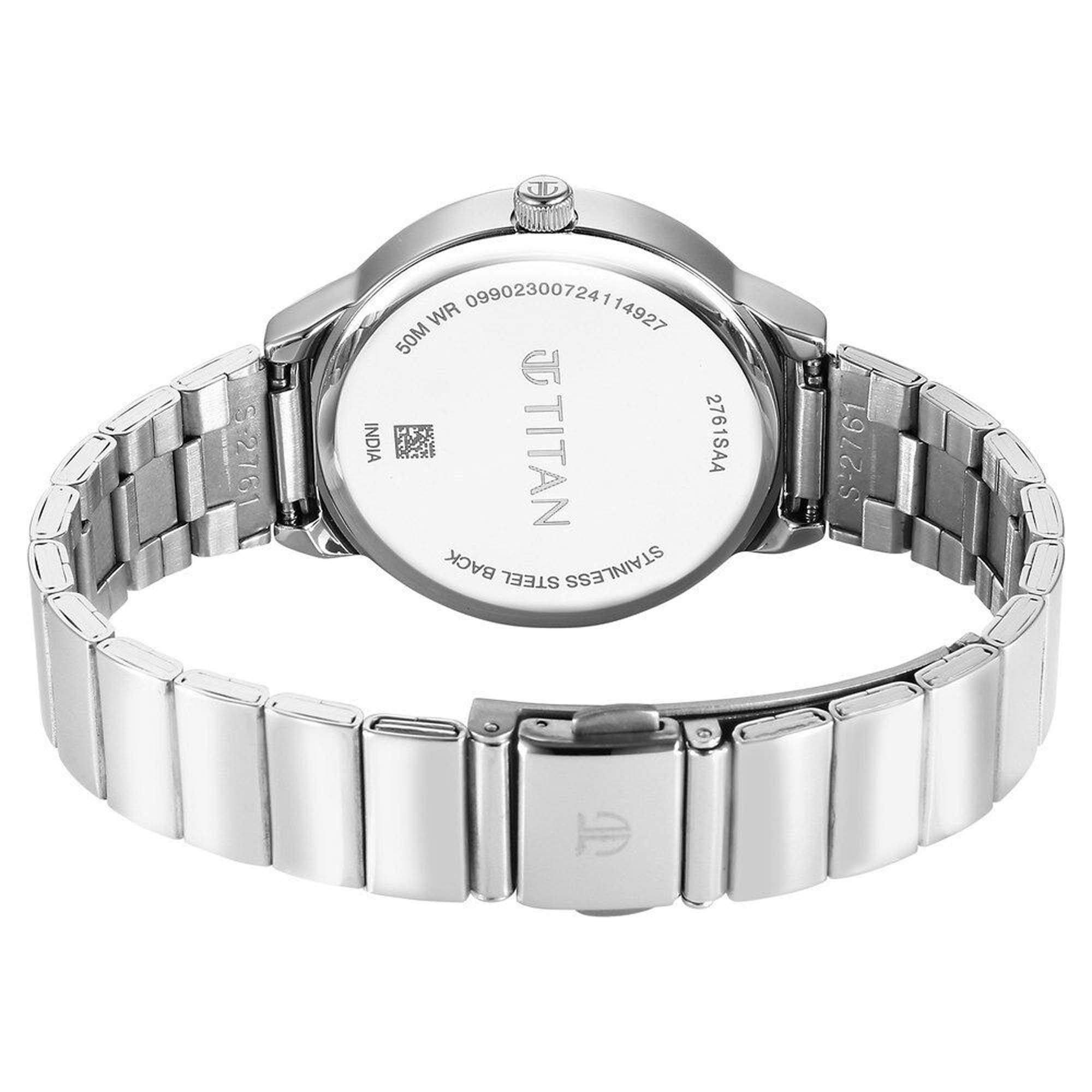 Picture of Titan Neo Multifunction Pink Dial Silver Color Stainless Steel Strap Watch For Women