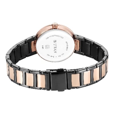 Picture of Titan Workwear Quartz Analog Anthracite Dial Stainless Steel Strap Watch for Women