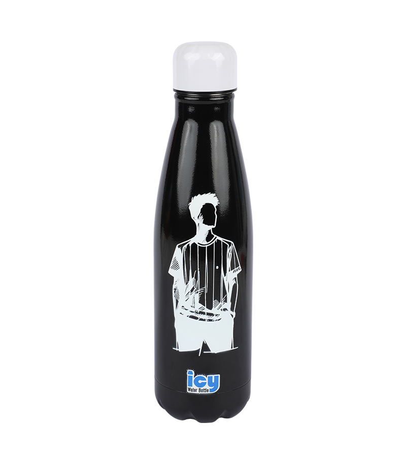 Buy  Hot & Cold Stylish SS Cola Water Bottle 450 ML | Midnight Chill at Best Price In Bangladesh