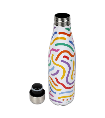 Buy SS Cola Water Bottle 450 ML(Spiral Print) at Best Price in Bangladesh	
