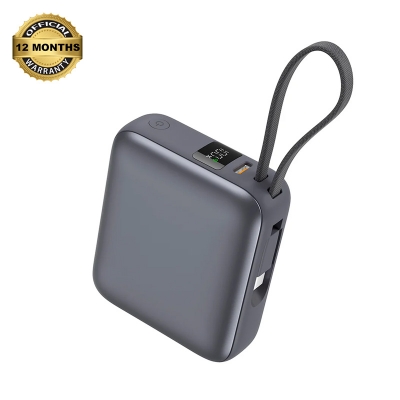 Picture of QCY PB10C 35W PD Fast Charge Power Bank - 10000mAh-Black