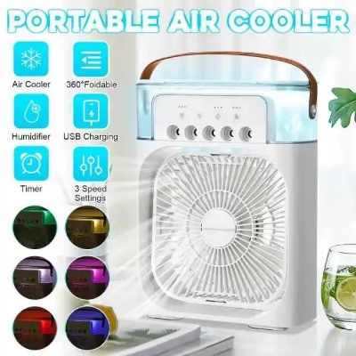 Picture of 🔌 Rechargeable Air Cooler with USB Power Supply | MNK SHOP (Black)