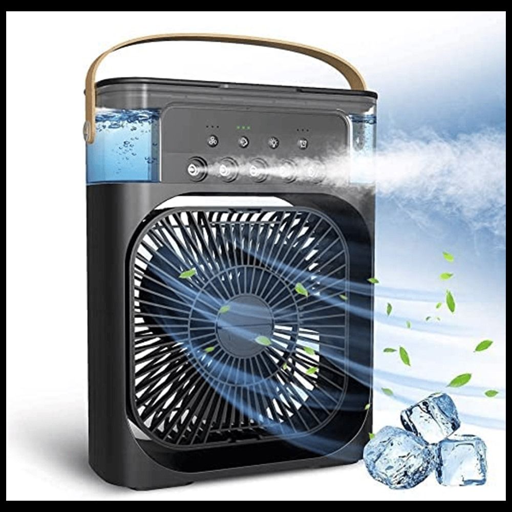 Picture of 🔌 Rechargeable Air Cooler with USB Power Supply | MNK SHOP (Black)