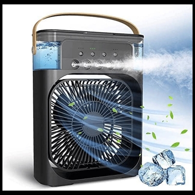 Picture of 🔌 Rechargeable Air Cooler with USB Power Supply | MNK SHOP (Black)