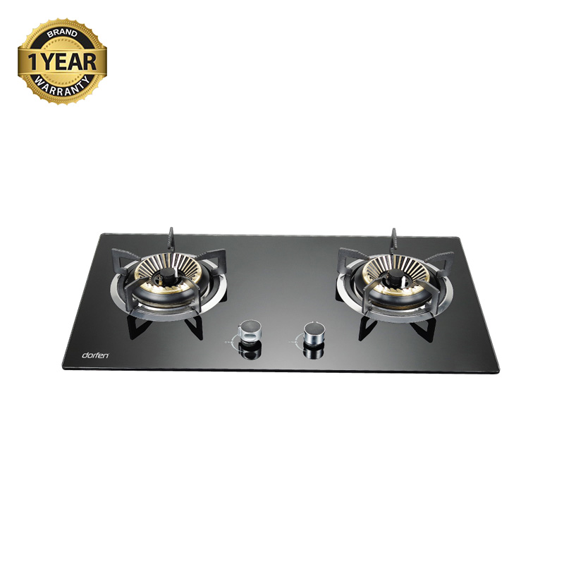 Picture of DORFEN Glass Gas Stove with 2-Burners - 29x16.5