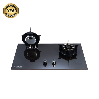 Picture of DORFEN Glass Gas Stove with 2-Burners (Foldable) - 30x17