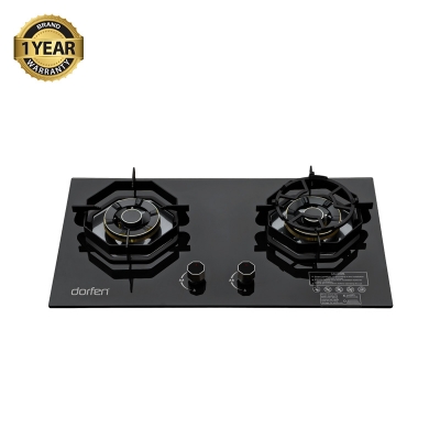 Picture of DORFEN Glass Gas Stove with 2-Burners - 30x18