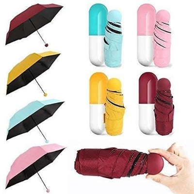 Picture of Capsule Umbrella – সহজ অপারেশনের জন্য ডিজাইনকৃত | MNK SHOP (Brown)