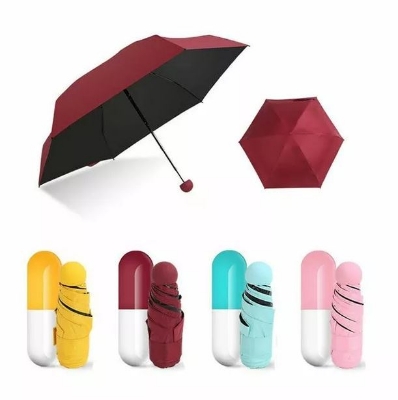 Picture of Capsule Umbrella – ভাঁজযোগ্য মিনি ছাতা | MNK SHOP (Pink)
