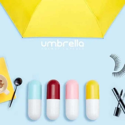Picture of Capsule Umbrella – সহজ অপারেশনের জন্য ডিজাইনকৃত | MNK SHOP (Black)