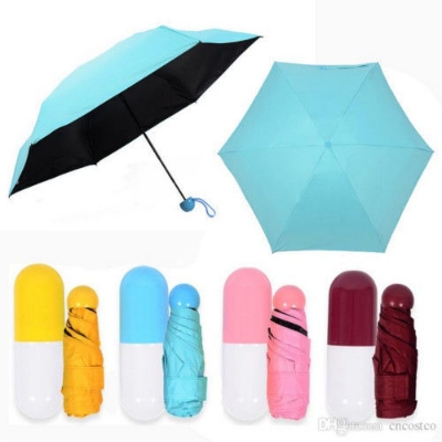 Picture of Capsule Umbrella – Easy Manual Operation | MNK SHOP (Yellow)