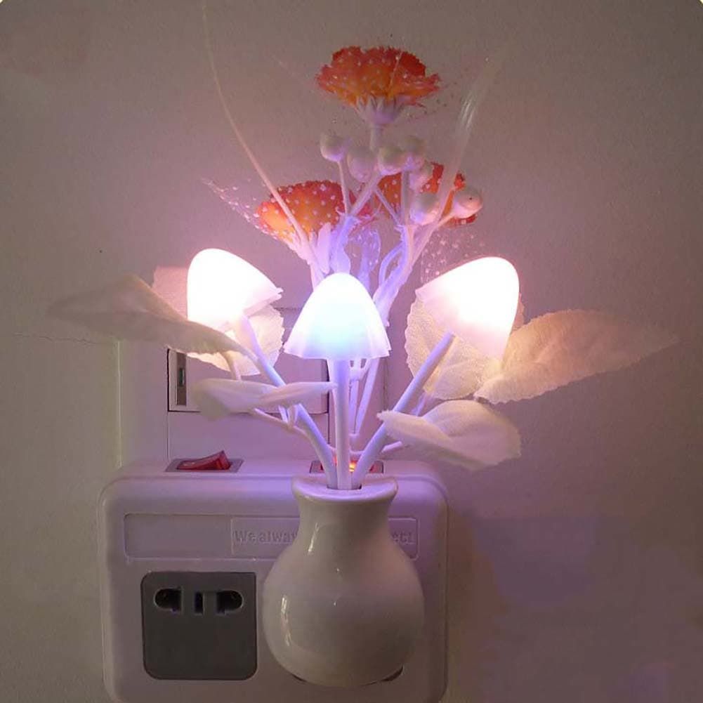 Picture of Multicolor Mini Dim Mushroom Lamp | MNK SHOP (Black)