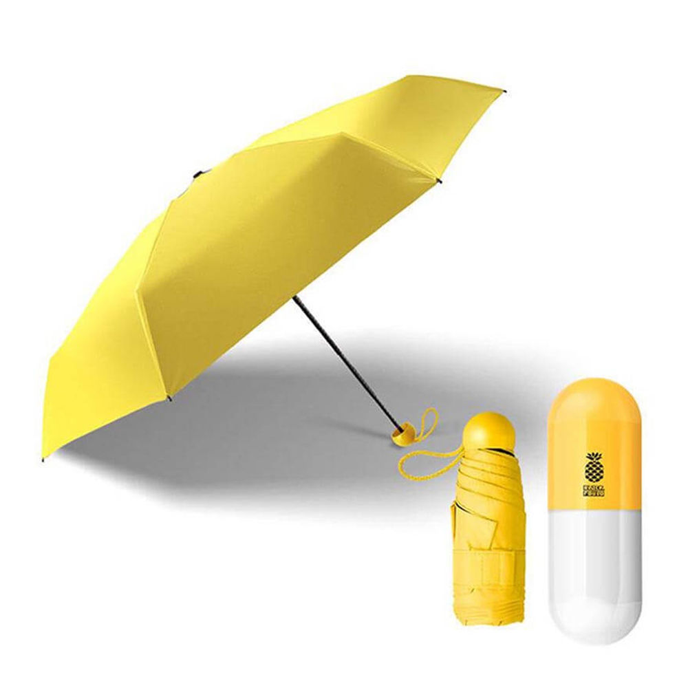 Picture of Capsule Umbrella – Travel-Friendly Design | MNK SHOP (Maroon)