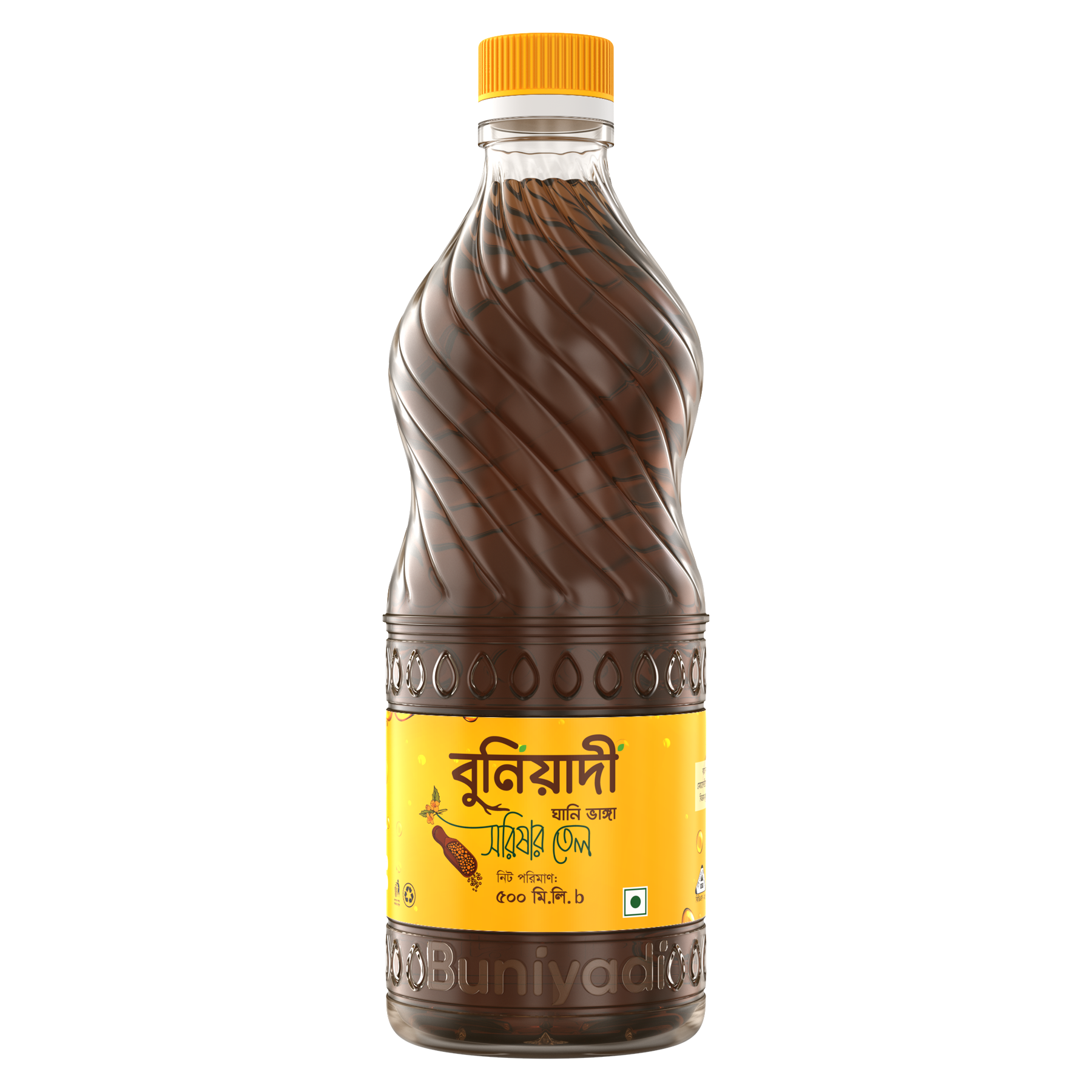 Picture of Buniyadi Mustard Oil Ghani Bhanga 500ml
