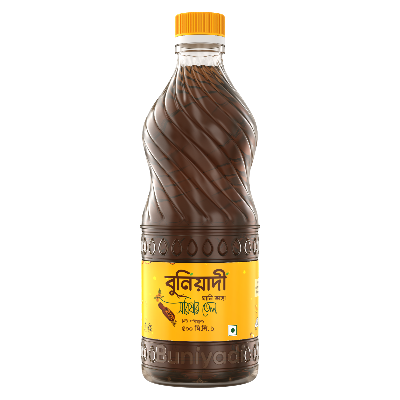 Picture of Buniyadi Mustard Oil Ghani Bhanga 500ml