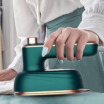 Picture of Multi-Use Portable Steam Iron for Fabric | MNK SHOP (Green)