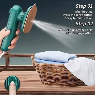 Picture of Smooth Finish Electric Iron for Clothes | MNK SHOP (Green)