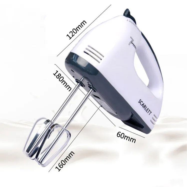 Picture of SCARLETT HE-133 Hand Mixer for Fast and Easy Baking | MNK SHOP (White)