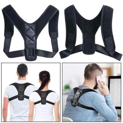 Picture of Body smartness correction Tape. Posture Corrector Shoulder Brace Back Support Belt for Man & Women BACK SUPPORTER