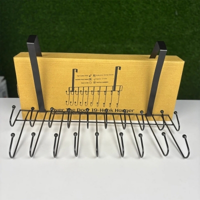 Picture of Over The Door 19-Hook Hanger Magic Door Hanger 19 Hooks 2 Step space saver