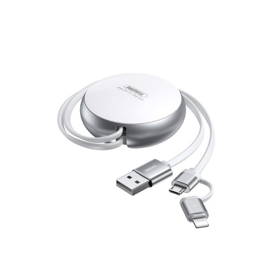 Picture of Remax RC-182a 2A 2 In 1 Type-C / USB-C + Micro USB Creation Series Telescopic Charging Data Cable